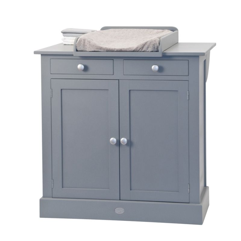 Commode bébé 2 portes et 2 tiroirs Ardoise Moulin Roty