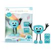 Personnage Blair bleu et 2 cubes lumineux - Glo Pals