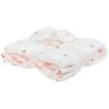 Lot de 3 langes mousseline GOTS Happy Fruits pêche (60x60 cm) Lässig Produit 3