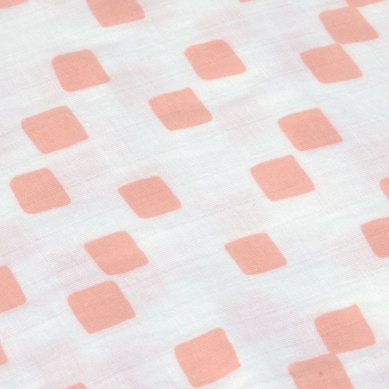 Lot de 3 langes mousseline GOTS Happy Fruits pêche (60x60 cm) Lässig Produit 4