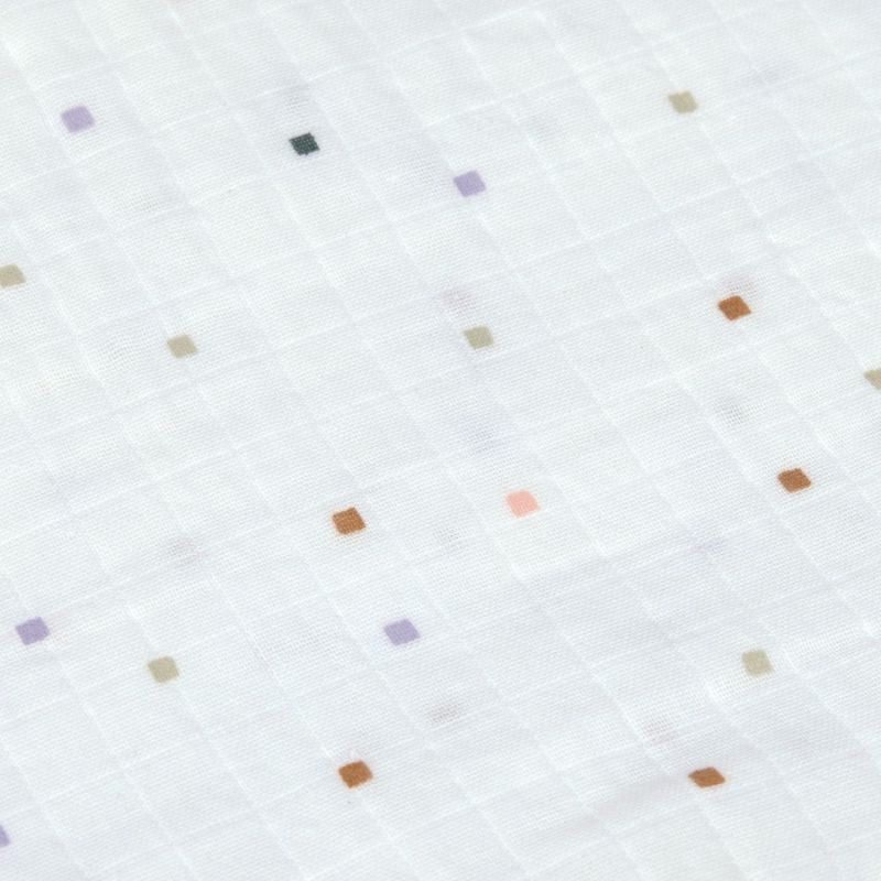 Lot de 3 langes mousseline GOTS Happy Fruits pêche (60x60 cm) Lässig Produit 5