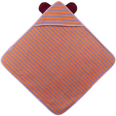 Cape de bain Ours Lavande (75 x 75 cm) Quut