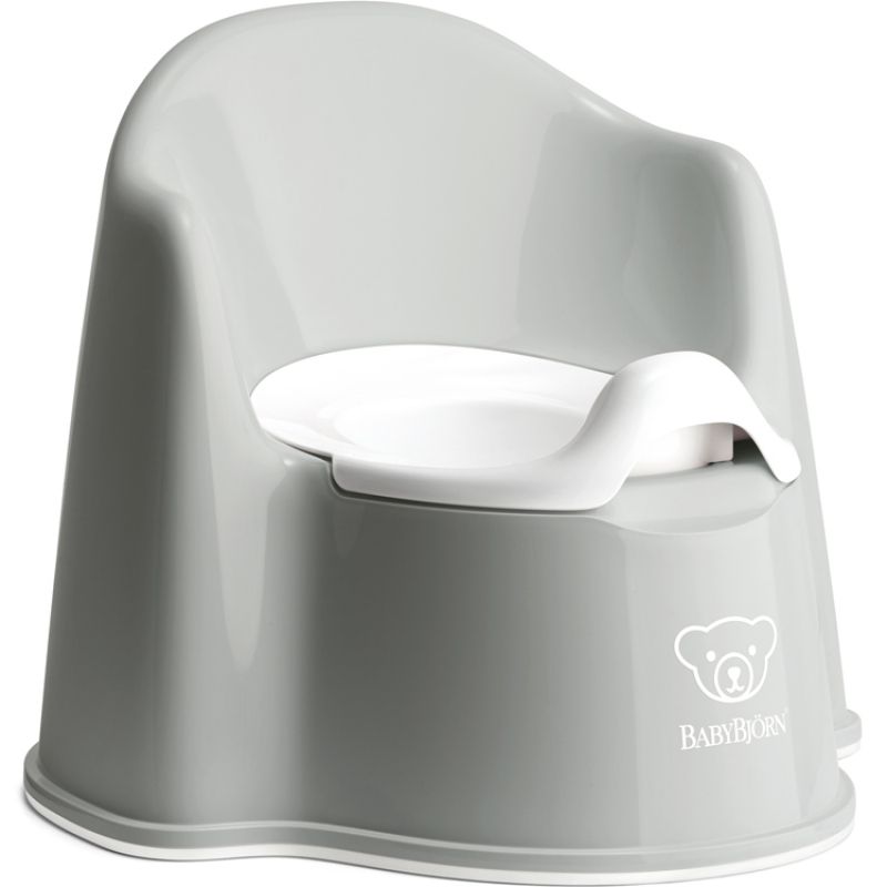 Pot bébé fauteuil gris et blanc BabyBjörn