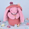 Peluche Lapin Fleurette Grenadine (25 cm) Doudou et Compagnie Ambiance 2