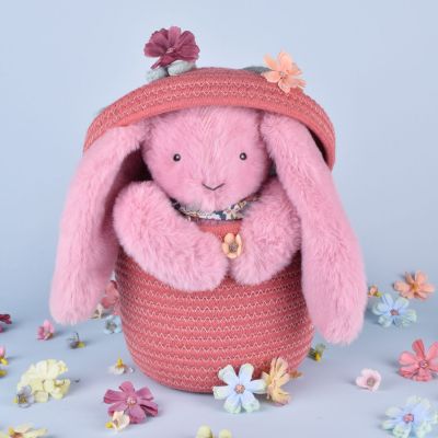 Peluche Lapin Fleurette Grenadine (25 cm)