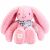 Variation Rose du produit Peluche Lapin Fleurette Grenadine (25 cm) de la marque Doudou et Compagnie