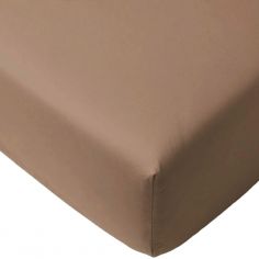 Drap housse en jersey Brun (60 x 120 cm) - Mon P'tit Dodo