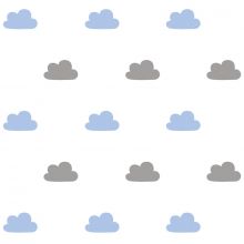 Papier peint nuages bleus et gris by Aless Baylis (2,5 m)  par Lilipinso