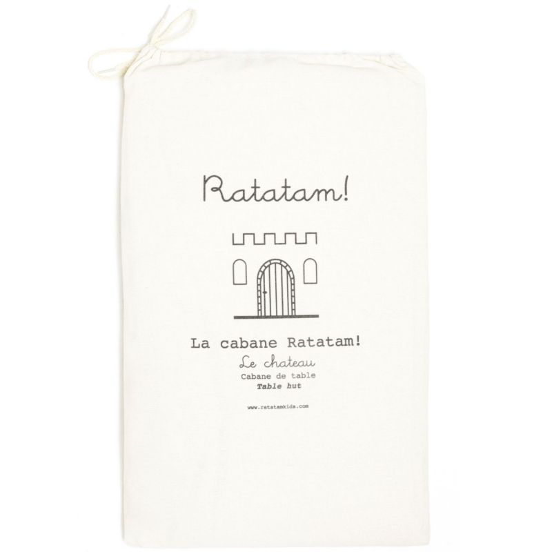 Cabane de table Château Noir et Beige (90 x 200 cm) Ratatam Produit 7