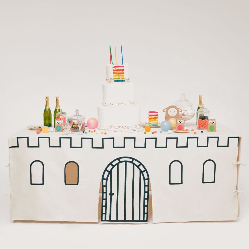 Cabane de table Château Noir et Beige (90 x 200 cm) Ratatam Ambiance 8