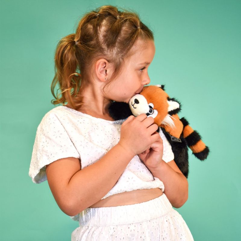 Peluche magnétique PODCOLL Panda Roux (30 cm) Histoire d'Ours Ambiance 2