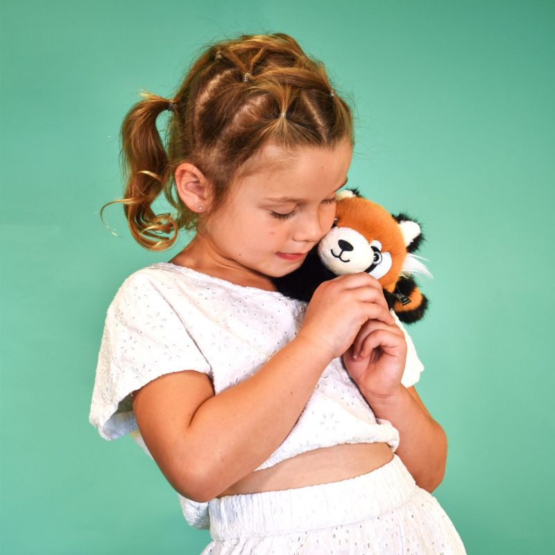 Peluche magnétique PODCOLL Panda Roux (30 cm) Histoire d'Ours Ambiance 4