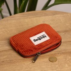 Porte-monnaie Lili Velours Brique - Hindbag