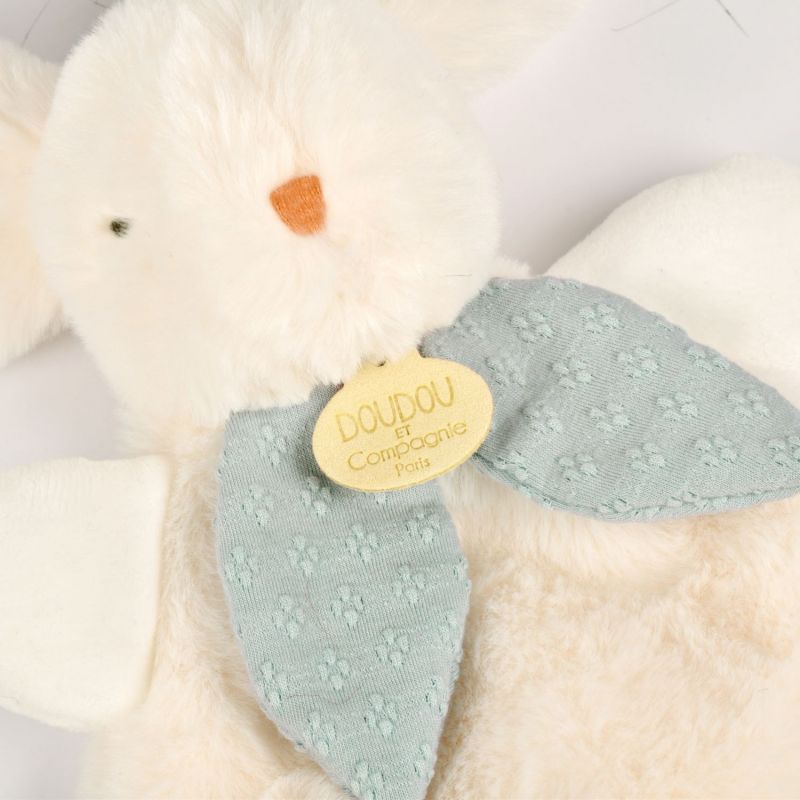 Doudou Lapin Bonbon bleu gris (25 cm) Doudou et Compagnie Ambiance 4