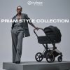 Duo PRIAM 2026 Poussette tout-terrain avec nacelle pliable et Châssis Rose Gold Sepia Black Cybex Ambiance 2