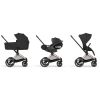 Duo PRIAM 2026 Poussette tout-terrain avec nacelle pliable et Châssis Rose Gold Sepia Black Cybex Produit 4