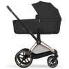 Duo PRIAM 2026 Poussette tout-terrain avec nacelle pliable et Châssis Rose Gold Sepia Black Cybex Produit 5