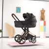 Duo PRIAM 2026 Poussette tout-terrain avec nacelle pliable et Châssis Rose Gold Sepia Black Cybex Ambiance 7