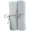 Lot de 2 draps housses blancs (60 x 120 cm) - Babycalin
