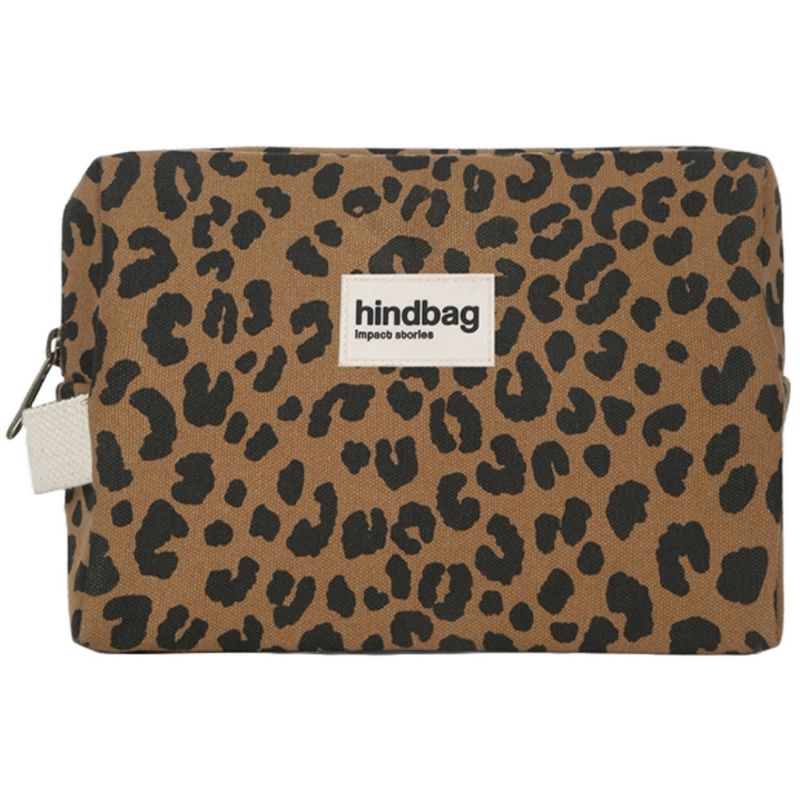 Trousse de toilette Leon Léopard Cannelle Hindbag Produit 1