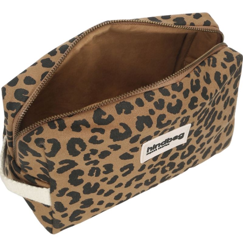Trousse de toilette Leon Léopard Cannelle Hindbag Produit 2