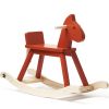 Cheval à bascule rouge orangé Carl Larsson  par Kid's Concept