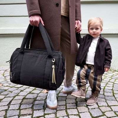 Sac à langer et week-end Yula noir