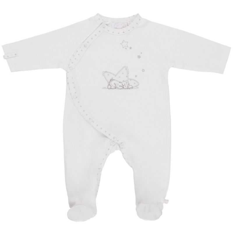 Pyjama léger Poudre d'étoiles blanc (9 mois) Noukie's