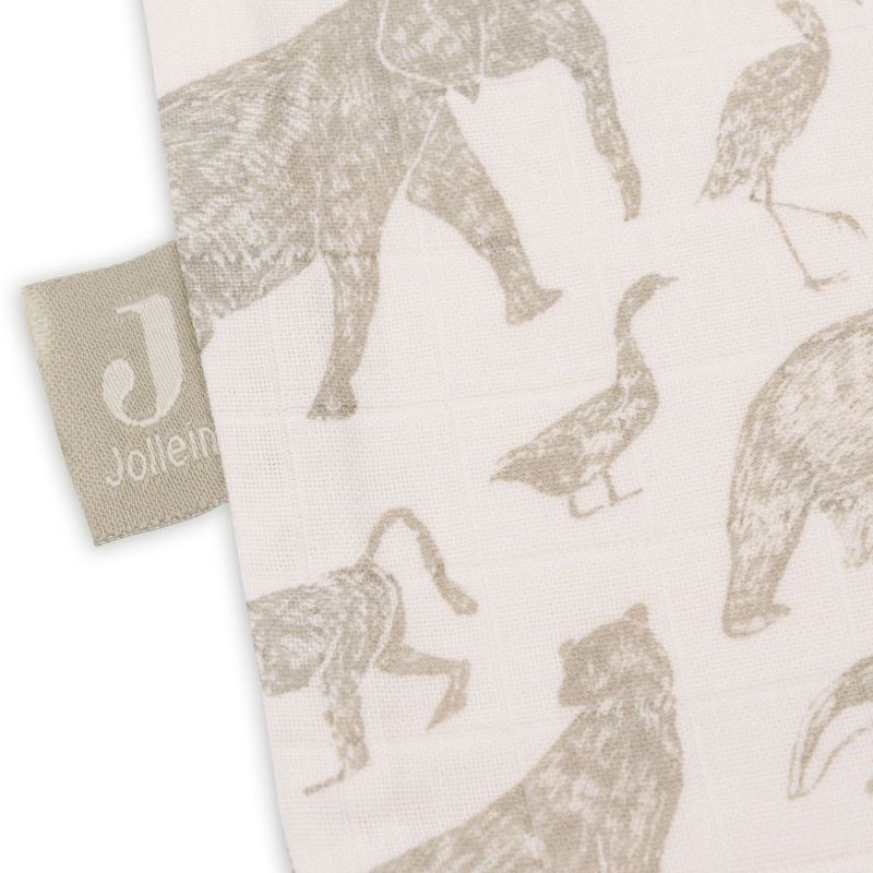 Gigoteuse légère en gaze de coton Animals Olive Green (3-6 mois) Jollein Produit 3