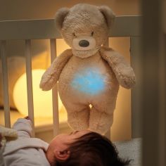 Peluche veilleuse Sleepy Ours écru