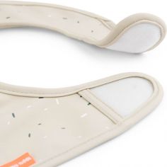 Lot de 2 bavoirs imperméables à velcro Lalee Sable