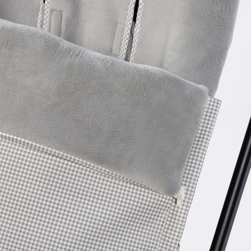 Chancelière hiver Little Bloom Vichy Gris (TOG 3,5) Pasito a pasito Produit 5