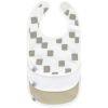 Lot de 3 bavoirs naissance GOTS Happy Fruits olive Lässig Produit 1