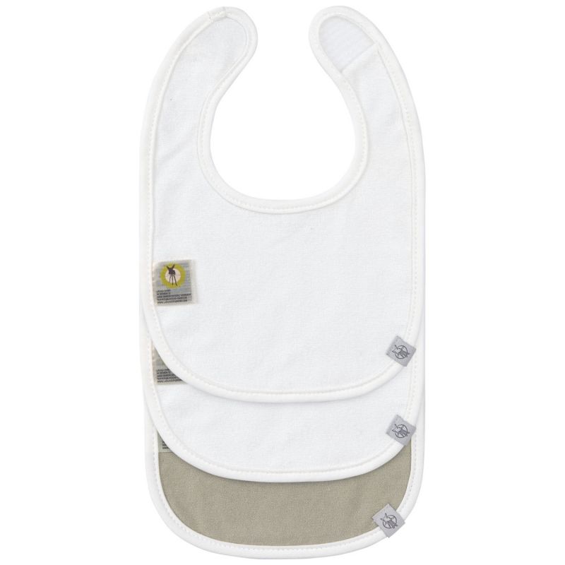 Lot de 3 bavoirs naissance GOTS Happy Fruits olive Lässig Produit 3