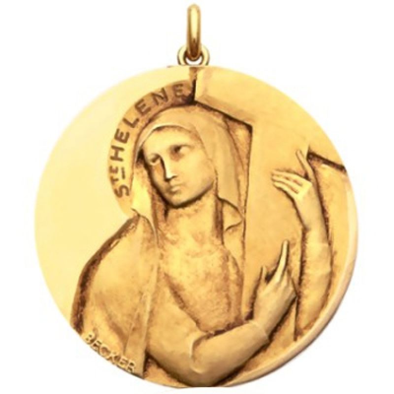 Médaille Sainte Hélène (or jaune 750°) Becker