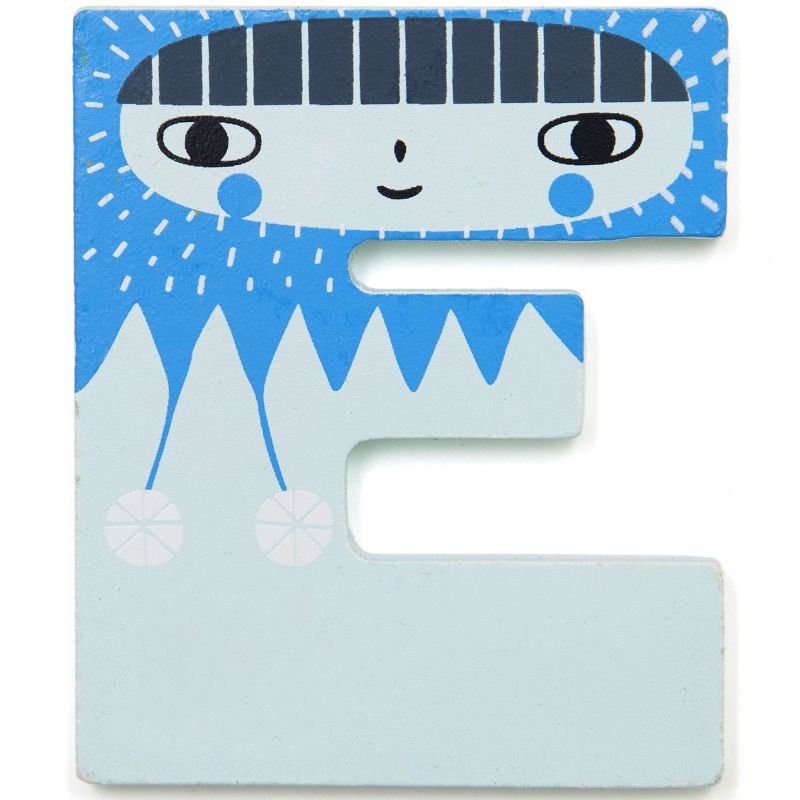 Lettre décorative E comme esquimau Petit Monkey