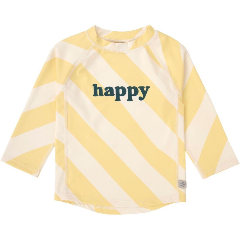 T-shirt anti-UV manches longues Rayures jaune pâle et sel marin (3-4 ans) Lässig Produit 1