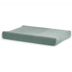 Housse de matelas à langer en éponge Ash Green (50 x 70 cm) - Jollein