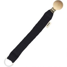 Attache sucette noir réglisse - BEBEL