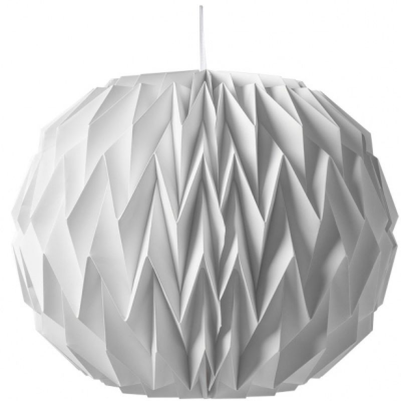 Lampion boule origami blanche Arty Fêtes Factory