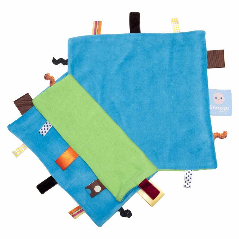 Doudou Sweet dreaming Lime Turquoise Snoozebaby