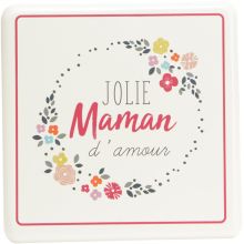 Plaque décorative en métal à accrocher Jolie Maman d'amour  par Amadeus Les Petits