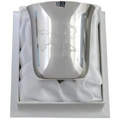 Timbale Petit cheval personnalisable (métal argenté) dans son coffret - Daniel Crégut
