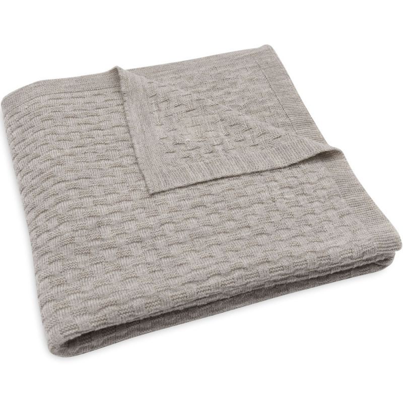 Couverture en tricot Weave Knit Merino wool Funghi (75 x 100 cm) Jollein