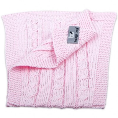 Bavoir protection d'épaules Cable Uni rose Baby's Only