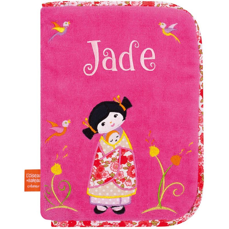Protège carnet de santé Tonkinoise (personnalisable) L'oiseau bateau