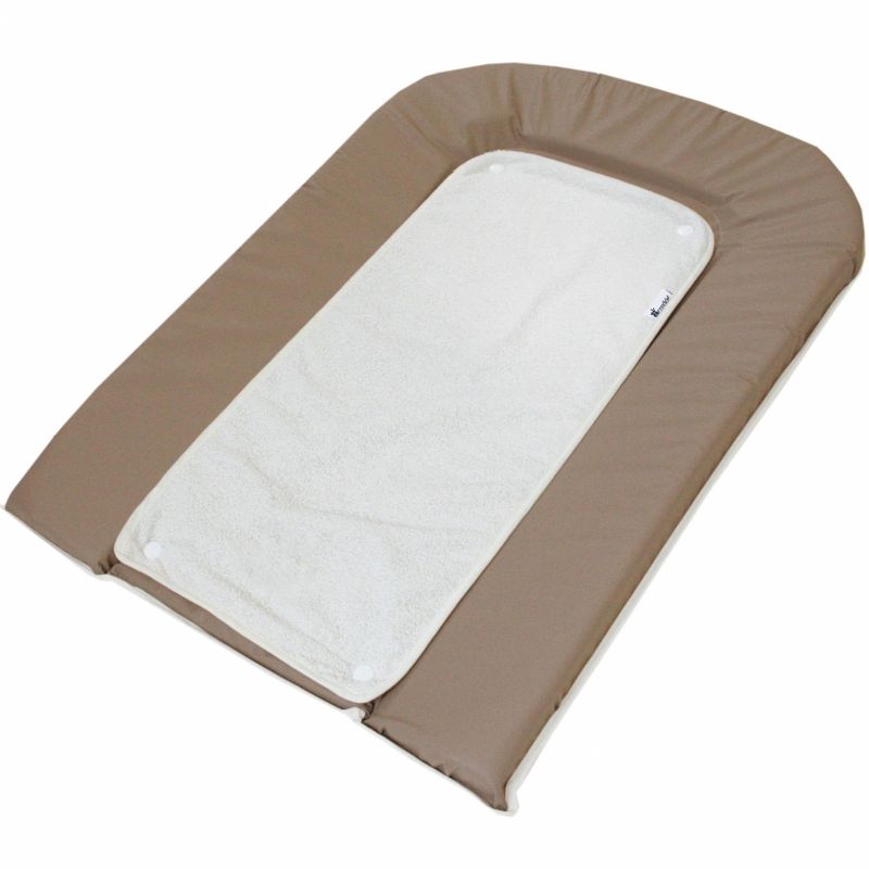 Matelas à langer PVC taupe (45 x 71 cm) Candide