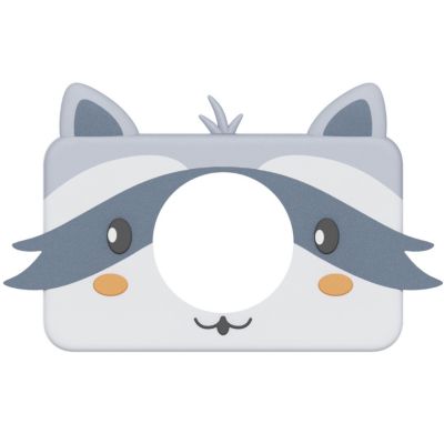 Coque en silicone pour appareil photo Zoo Friends Racoon The Zoofamily