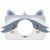 Variation Bleu, blanc, orange du produit Coque en silicone pour appareil photo Zoo Friends Racoon de la marque The Zoofamily