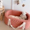 Pack couffin Kuko Bois de rose + lot de 2 langes Doli  par Charlie Crane